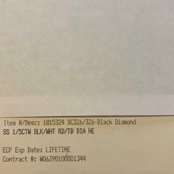 1/5cttw Black and White Diamond Heart Necklace - Picture 5 of 6